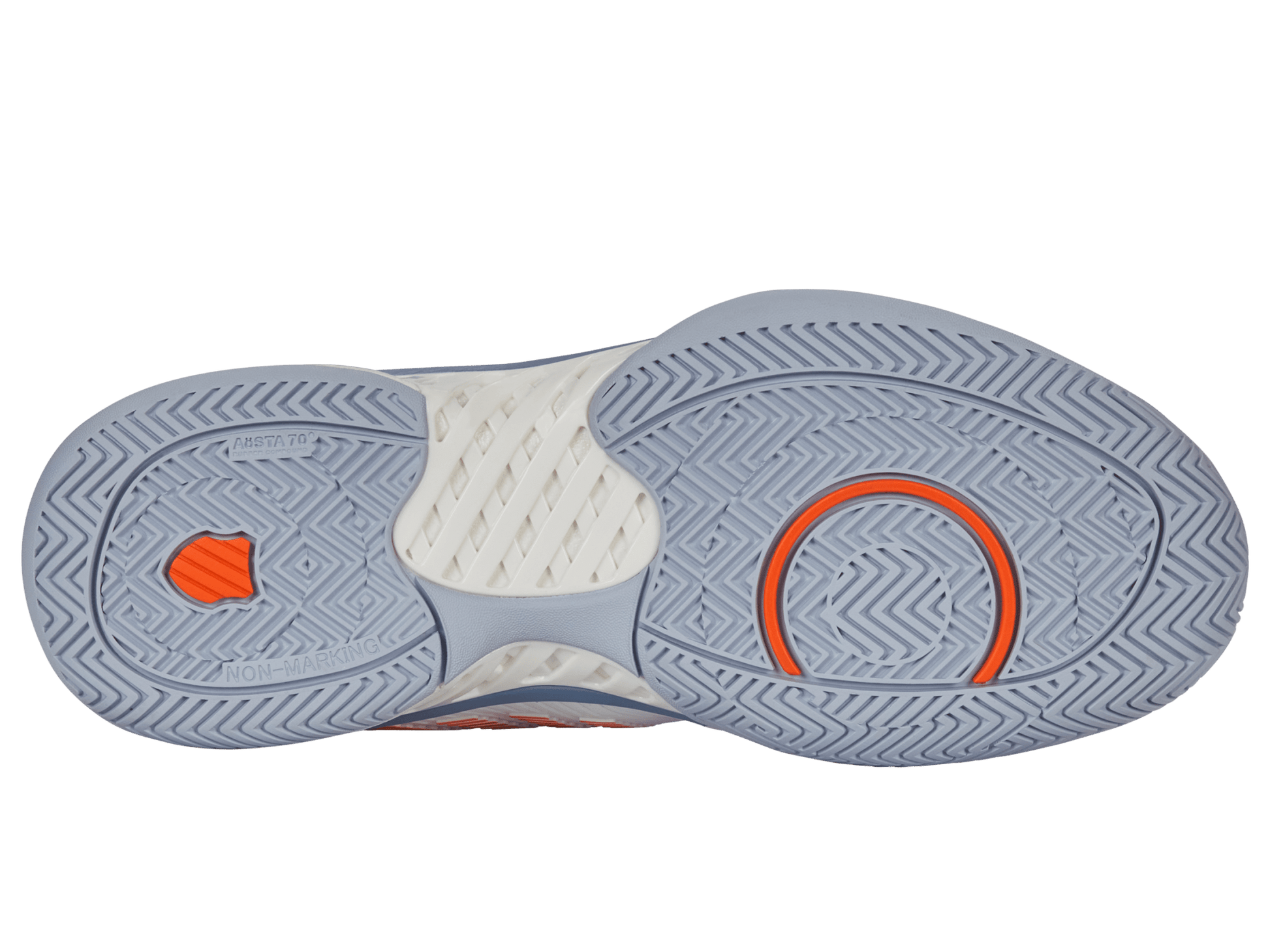 06806-139-W | HYPERCOURT EXPRESS 2-2E | LUCENT WHITE/INFINITY/SCARLET IBIS - K-Swiss US - FOOTWEAR