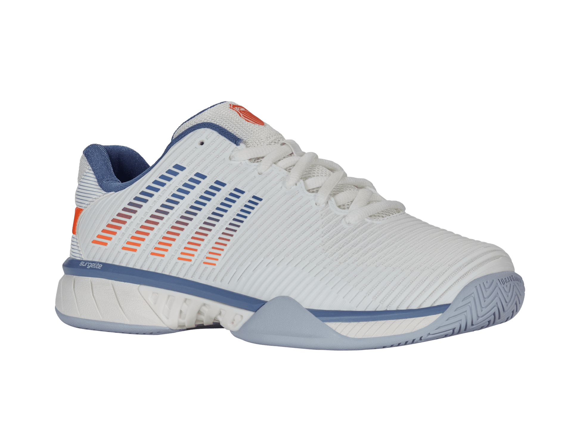 06806-139-W | HYPERCOURT EXPRESS 2-2E | LUCENT WHITE/INFINITY/SCARLET IBIS - K-Swiss US - FOOTWEAR
