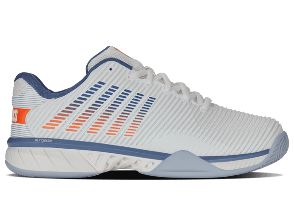 06806-139-W | HYPERCOURT EXPRESS 2-2E | LUCENT WHITE/INFINITY/SCARLET IBIS - K-Swiss US - FOOTWEAR