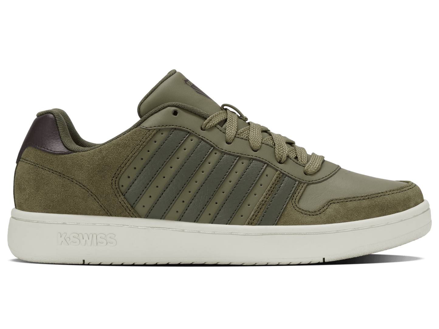 06931 - 374 - M | COURT PALISADES | BURNT OLIVE/LIGHT GRAY/GRAPE LEAF/BLACK COFFEE - K - Swiss US - FOOTWEAR