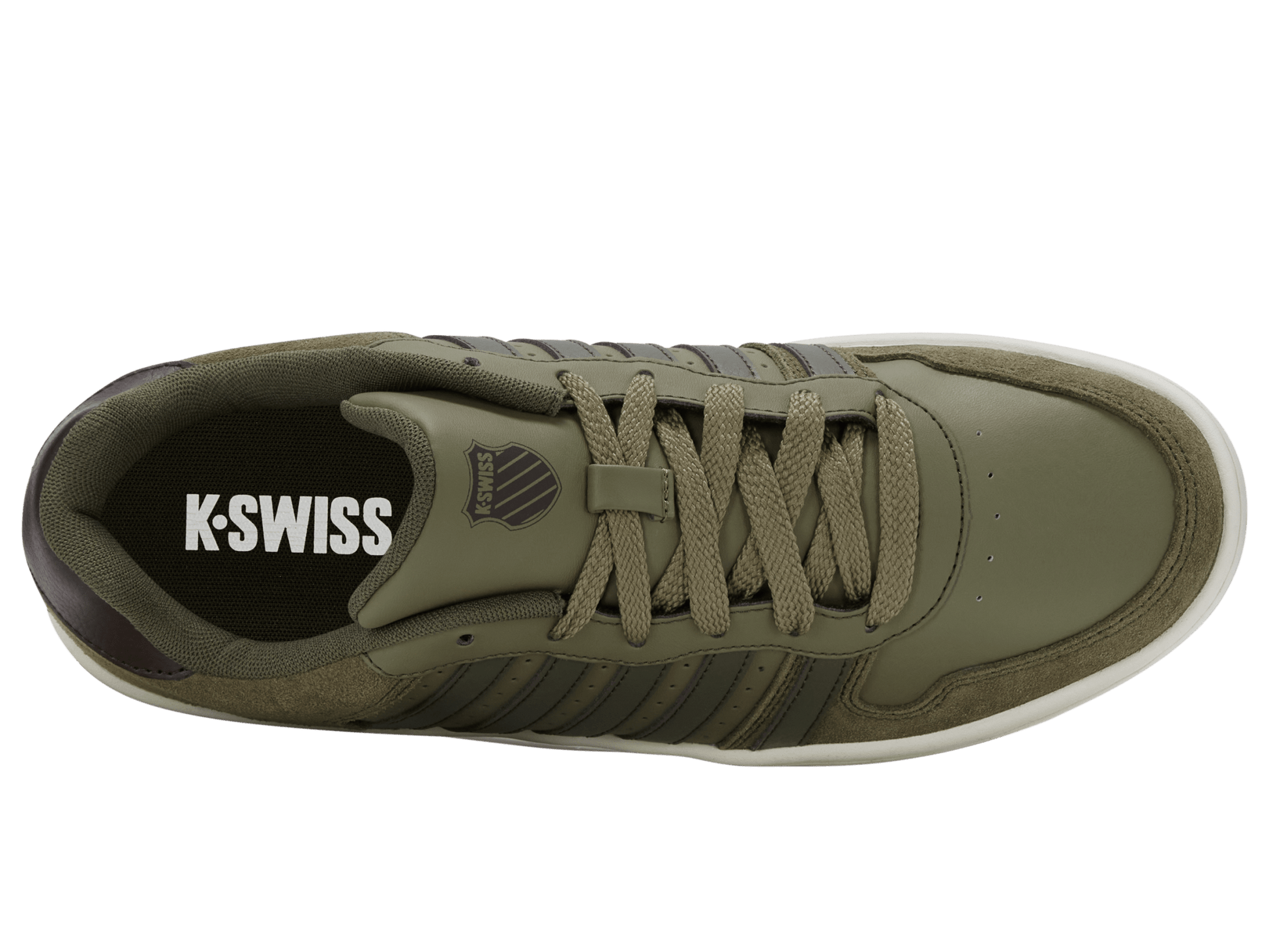 06931 - 374 - M | COURT PALISADES | BURNT OLIVE/LIGHT GRAY/GRAPE LEAF/BLACK COFFEE - K - Swiss US - FOOTWEAR