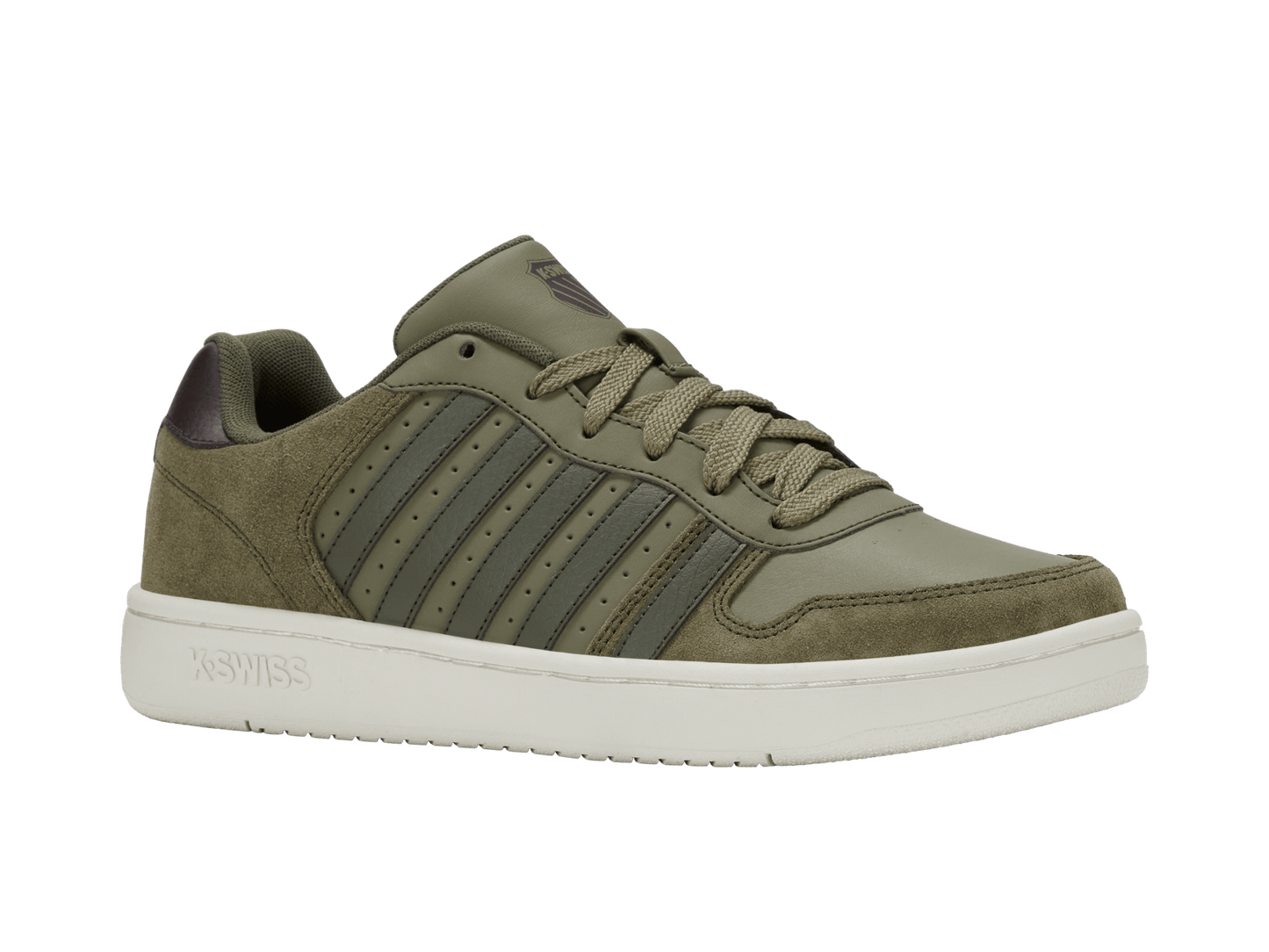 06931 - 374 - M | COURT PALISADES | BURNT OLIVE/LIGHT GRAY/GRAPE LEAF/BLACK COFFEE - K - Swiss US - FOOTWEAR