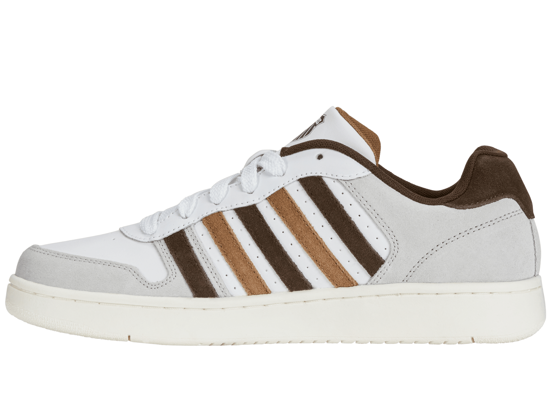06931 - 919 - M | COURT PALISADES | WHITE/TOASTED COCONUT/CHOCOLATE BROWN - K - Swiss US - FOOTWEAR