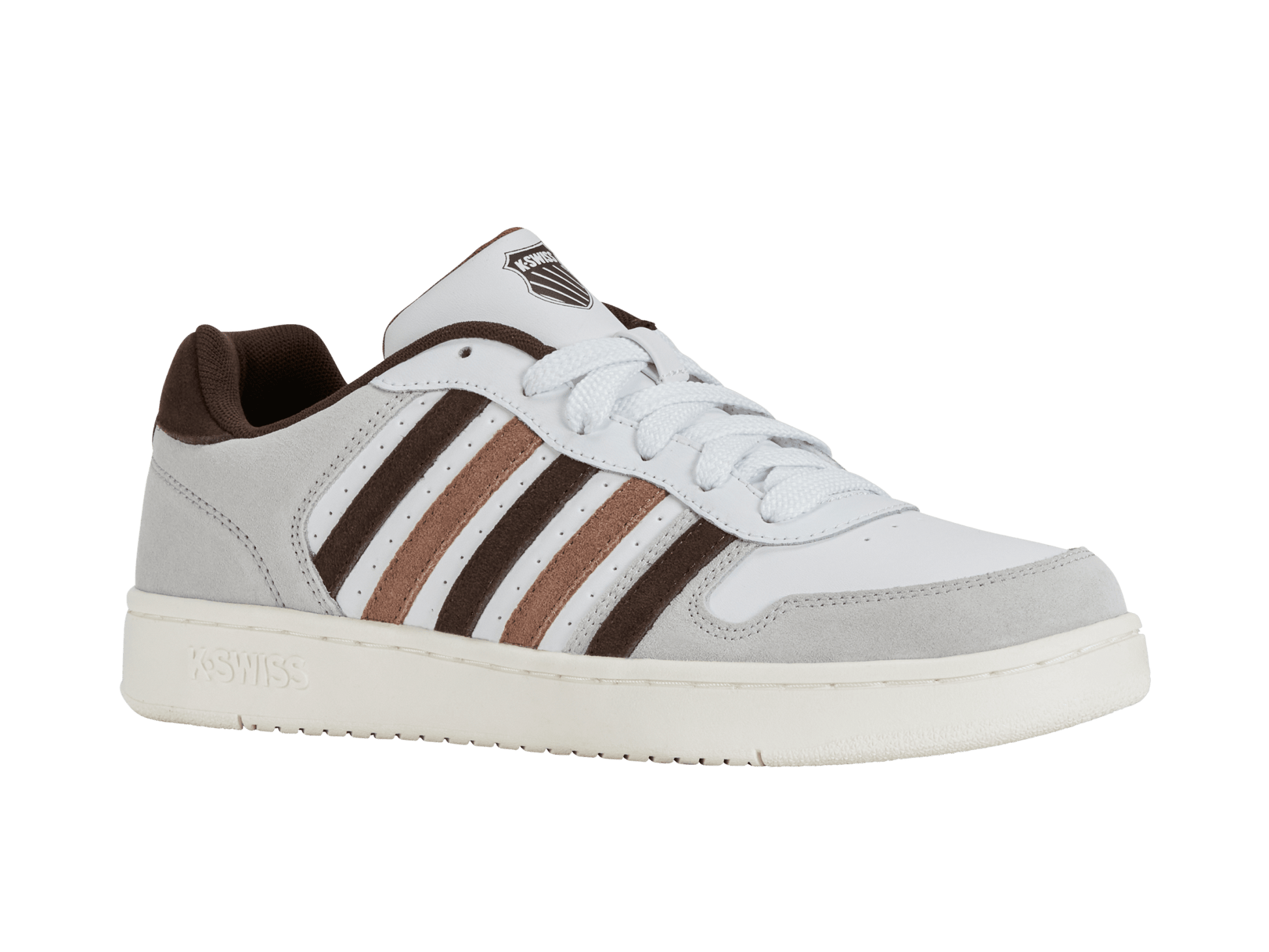 06931 - 919 - M | COURT PALISADES | WHITE/TOASTED COCONUT/CHOCOLATE BROWN - K - Swiss US - FOOTWEAR