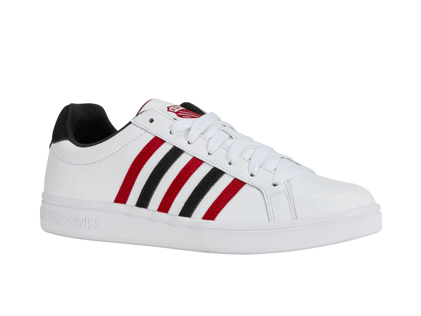 07011 - 146 - M | COURT TIEBREAK | WHITE/JESTER RED/BLACK - K - Swiss US - FOOTWEAR