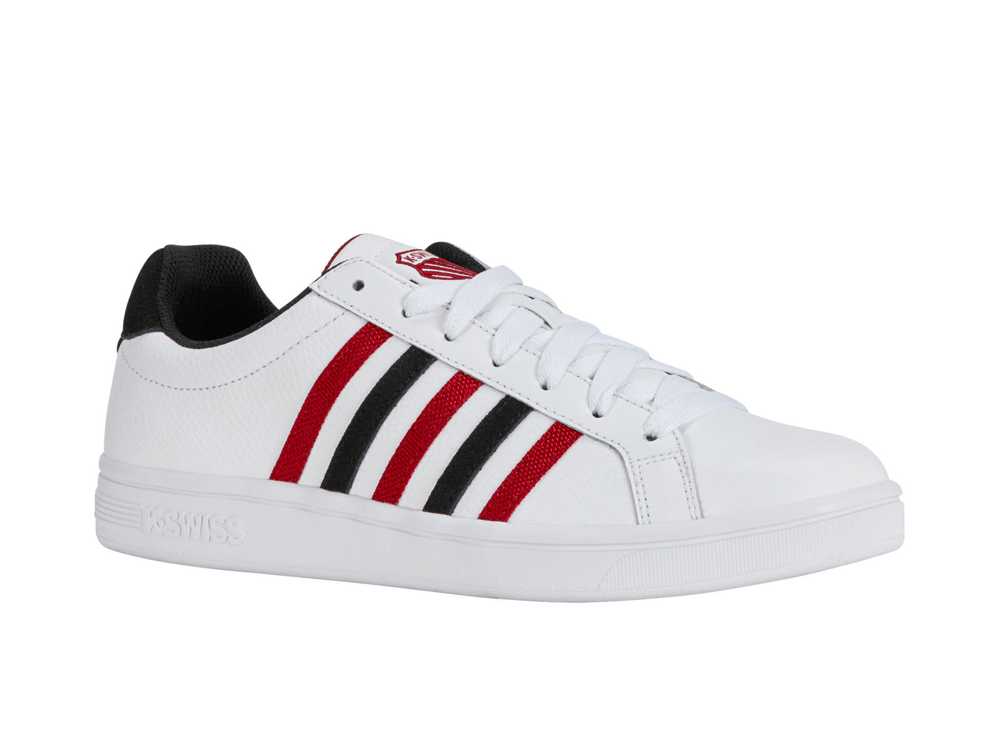 07011 - 146 - M | COURT TIEBREAK | WHITE/JESTER RED/BLACK - K - Swiss US - FOOTWEAR
