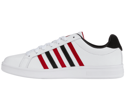 07011 - 146 - M | COURT TIEBREAK | WHITE/JESTER RED/BLACK - K - Swiss US - FOOTWEAR
