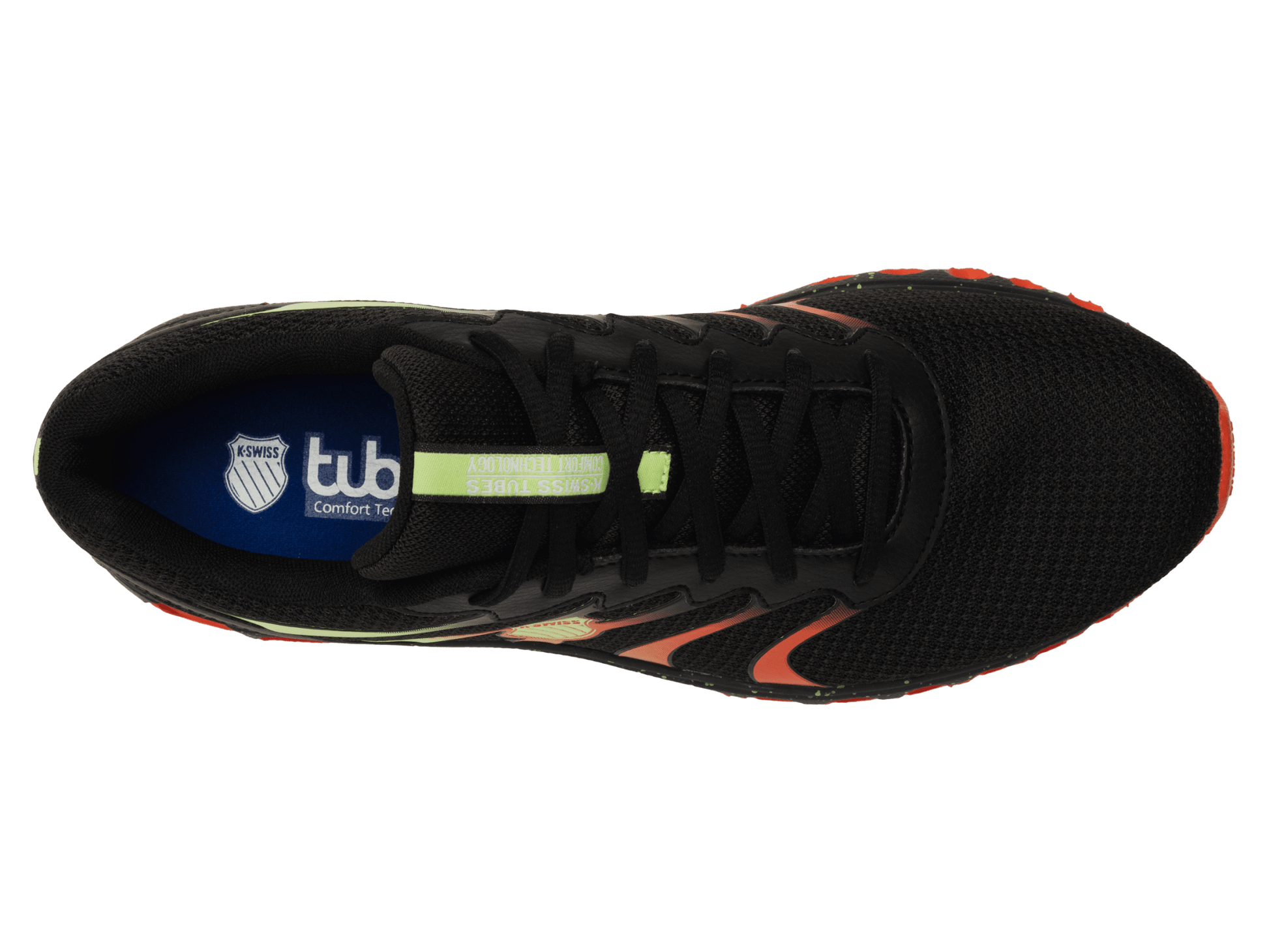 07112 - 064 - M | TUBES 200 | BLACK/SHARP GREEN/MANDARIN RED - K - Swiss US - FOOTWEAR