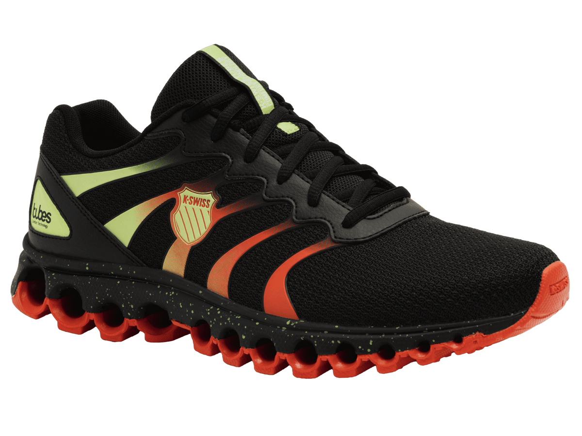 すぅ 07112-064-M | TUBES 200 | BLACK/SHARP GREEN/MANDARIN RED - K-Swiss