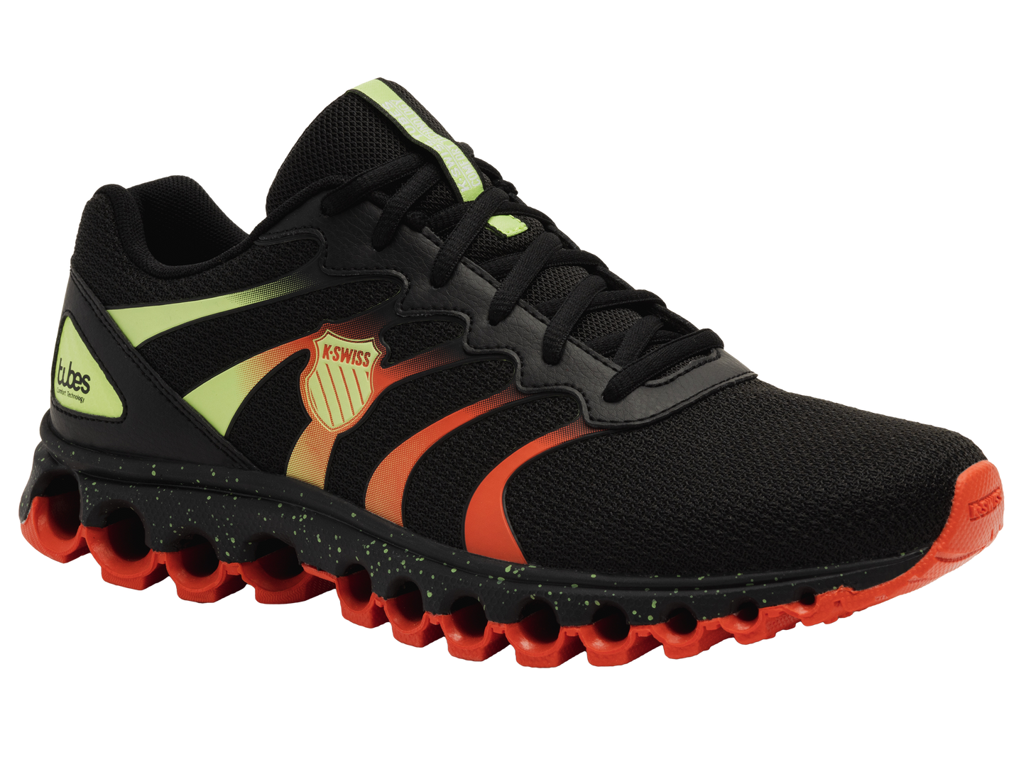 07112-064-M | TUBES 200 | BLACK/SHARP GREEN/MANDARIN RED