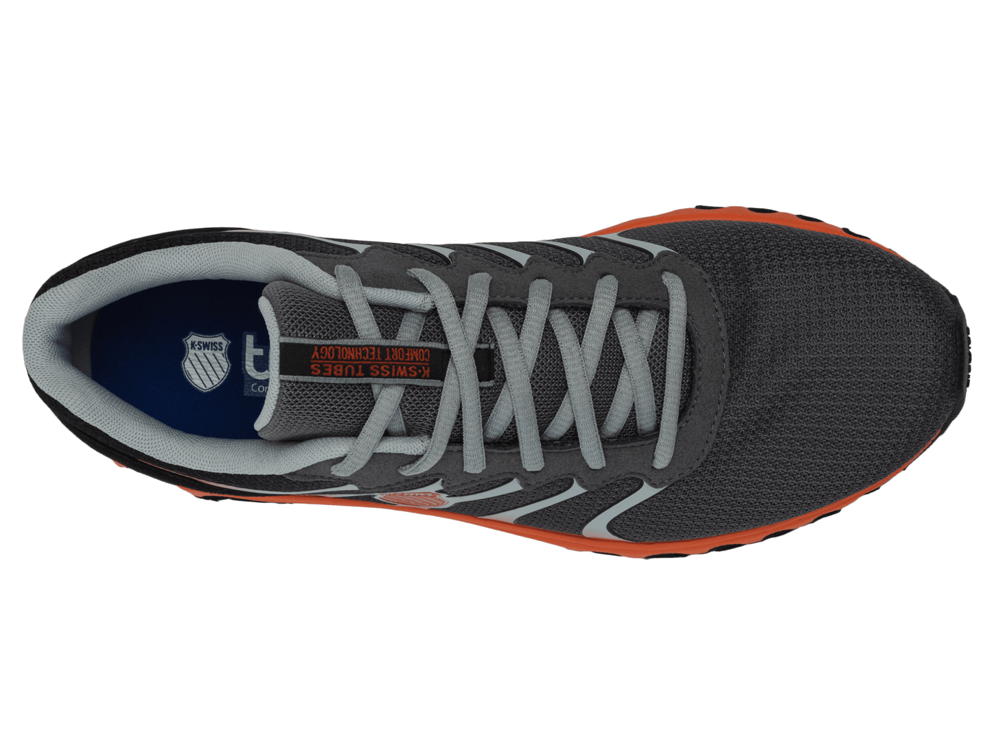07112 - 088 - M | TUBES 200 | MIRAGE GREY/MANDARIN RED - K - Swiss US - FOOTWEAR