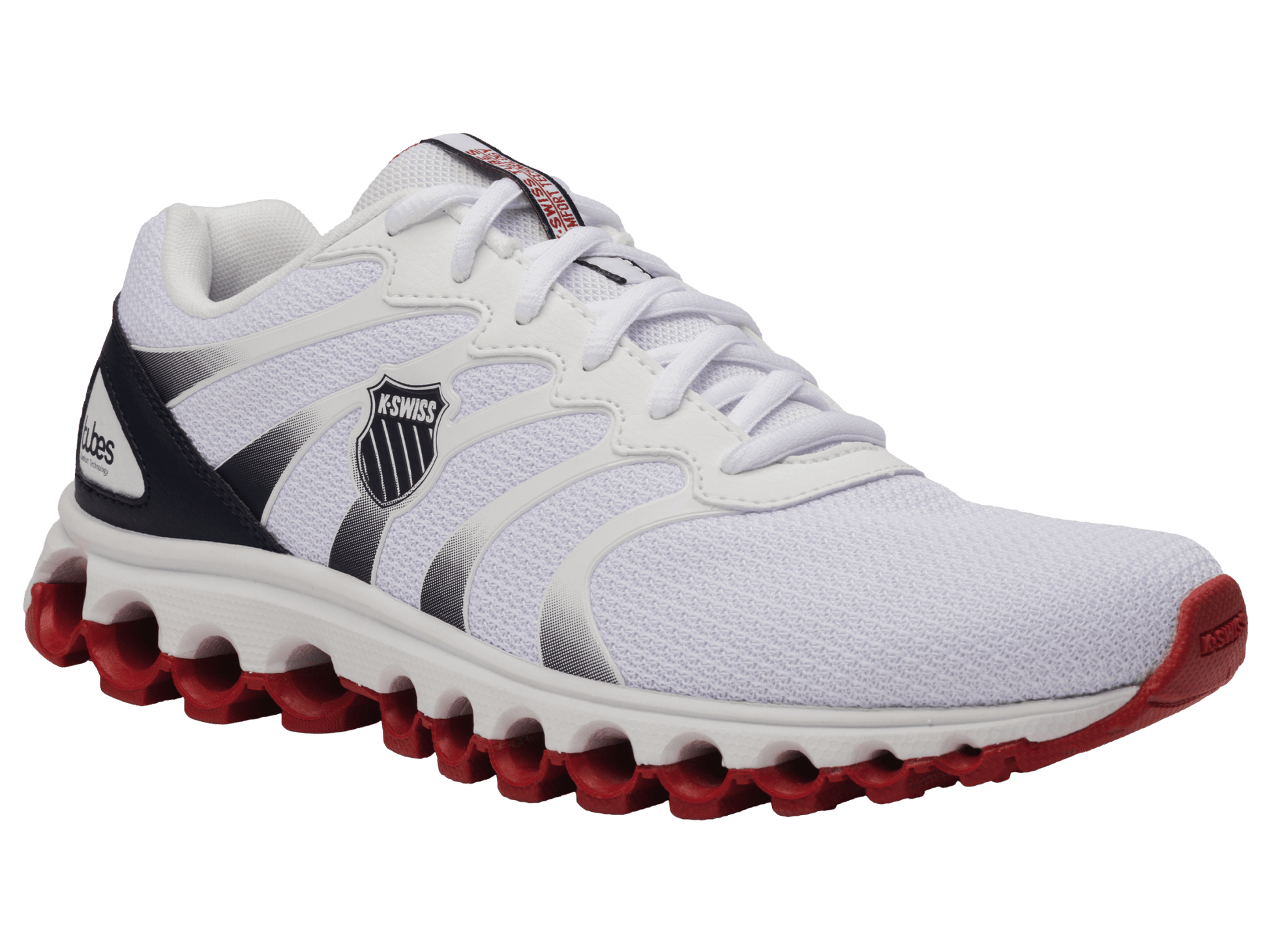 07112 - 902 - M | TUBES 200 | WHITE/RED/NAVY - K - Swiss US - FOOTWEAR