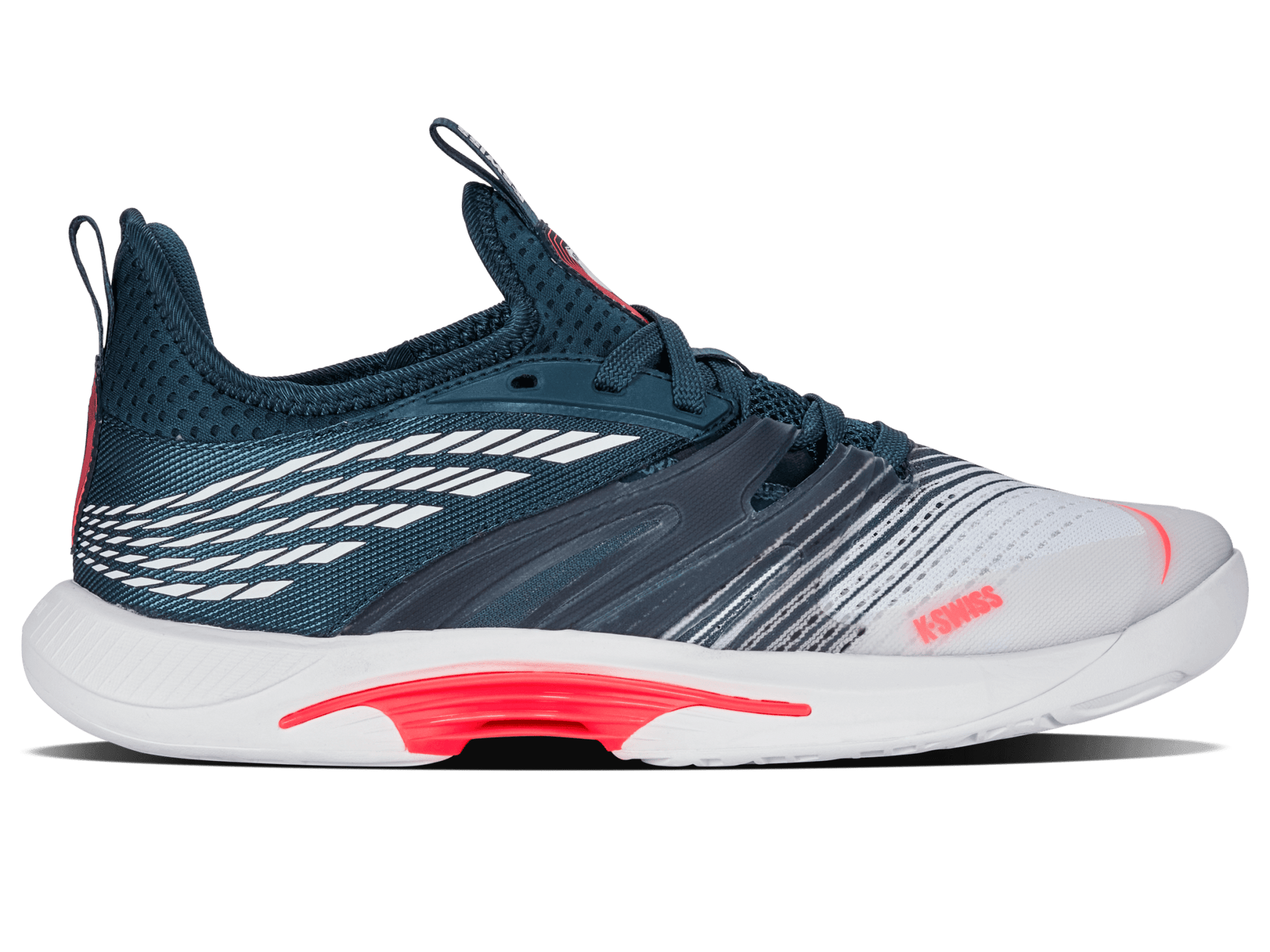 07392 - 129 - M | SPEEDTRAC | WHITE/STARGAZER/NEON BLAZE - K - Swiss US - FOOTWEAR