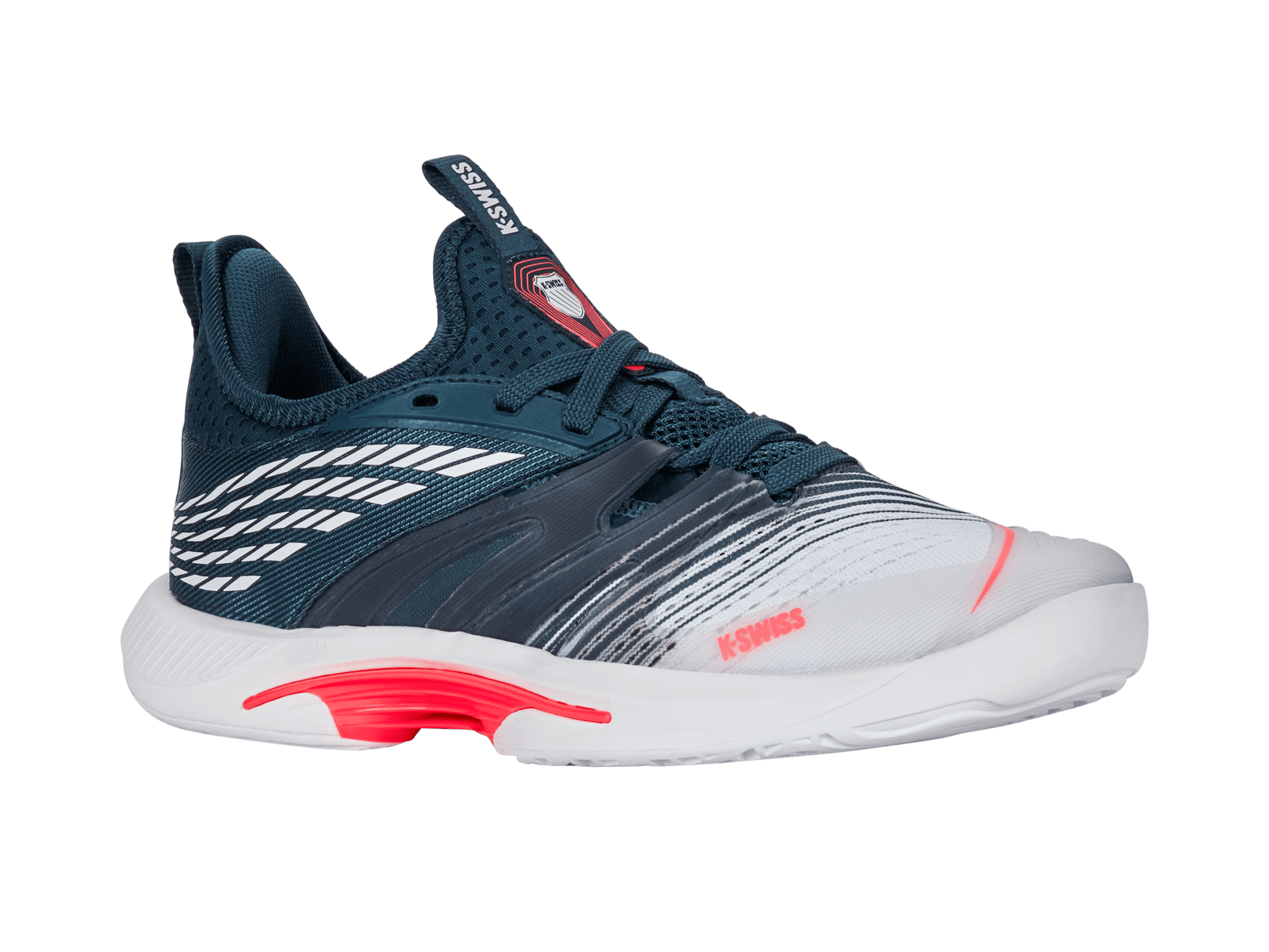 07392 - 129 - M | SPEEDTRAC | WHITE/STARGAZER/NEON BLAZE - K - Swiss US - FOOTWEAR