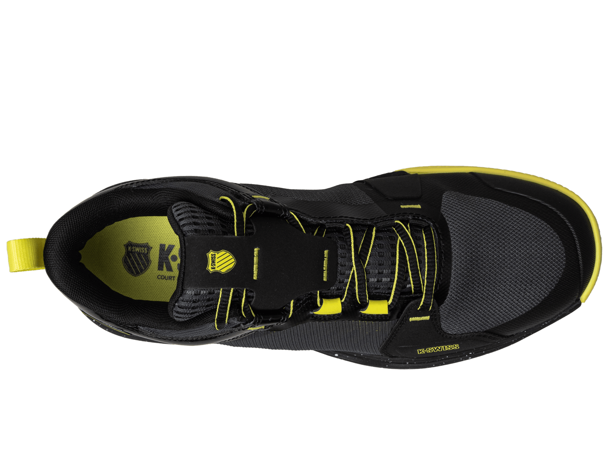 07395-071-M | ULTRASHOT TEAM | BLACK/DARK SHADOW/TENNIS YELLOW - K-Swiss US - FOOTWEAR