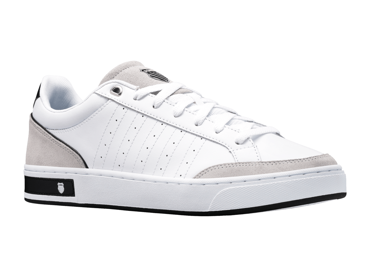 07411 - 171 - M | COURT BLOCK | WHITE/VAPOR BLUE/BLACK - K - Swiss US - FOOTWEAR