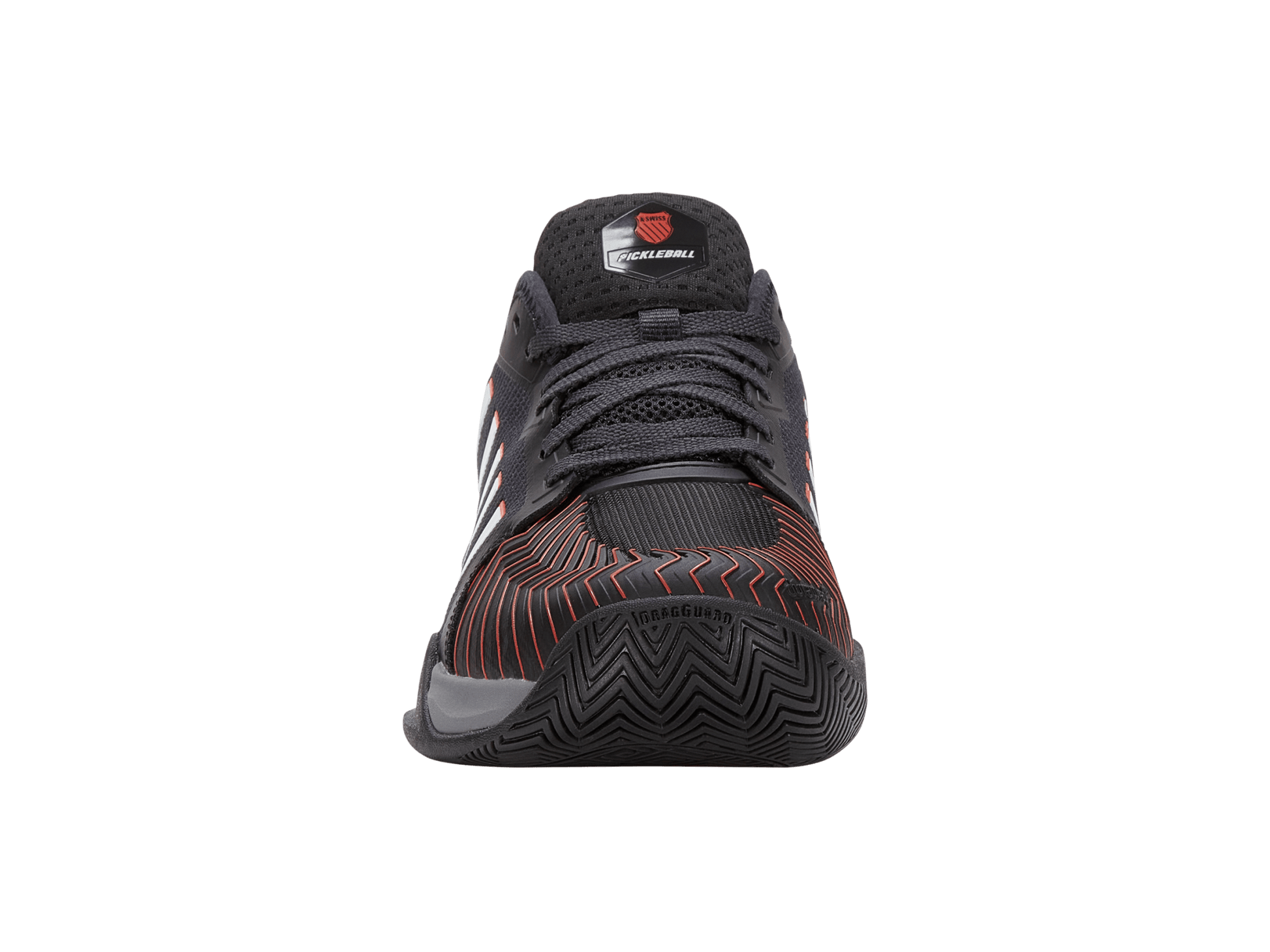 07916 - 073 - M | PICKLEBALL SUPREME | JET BLACK/STEEL GRAY/SPICY ORANGE - K - Swiss US - FOOTWEAR