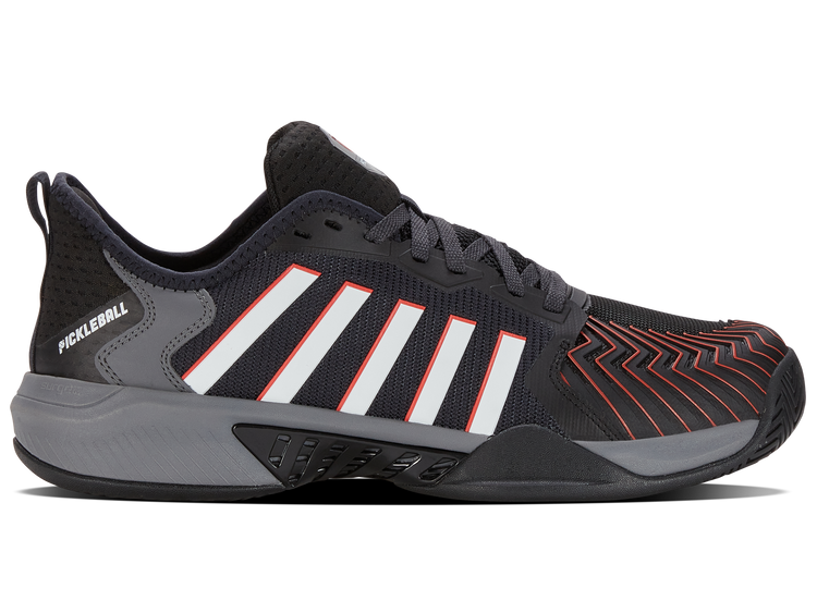 07916-073-M | PICKLEBALL SUPREME | JET BLACK/STEEL GRAY/SPICY ORANGE