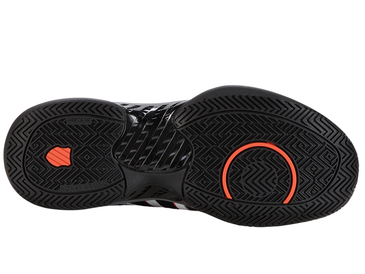 07916-073-M | PICKLEBALL SUPREME | JET BLACK/STEEL GRAY/SPICY ORANGE