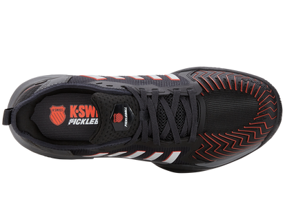 07916-073-M | PICKLEBALL SUPREME | JET BLACK/STEEL GRAY/SPICY ORANGE