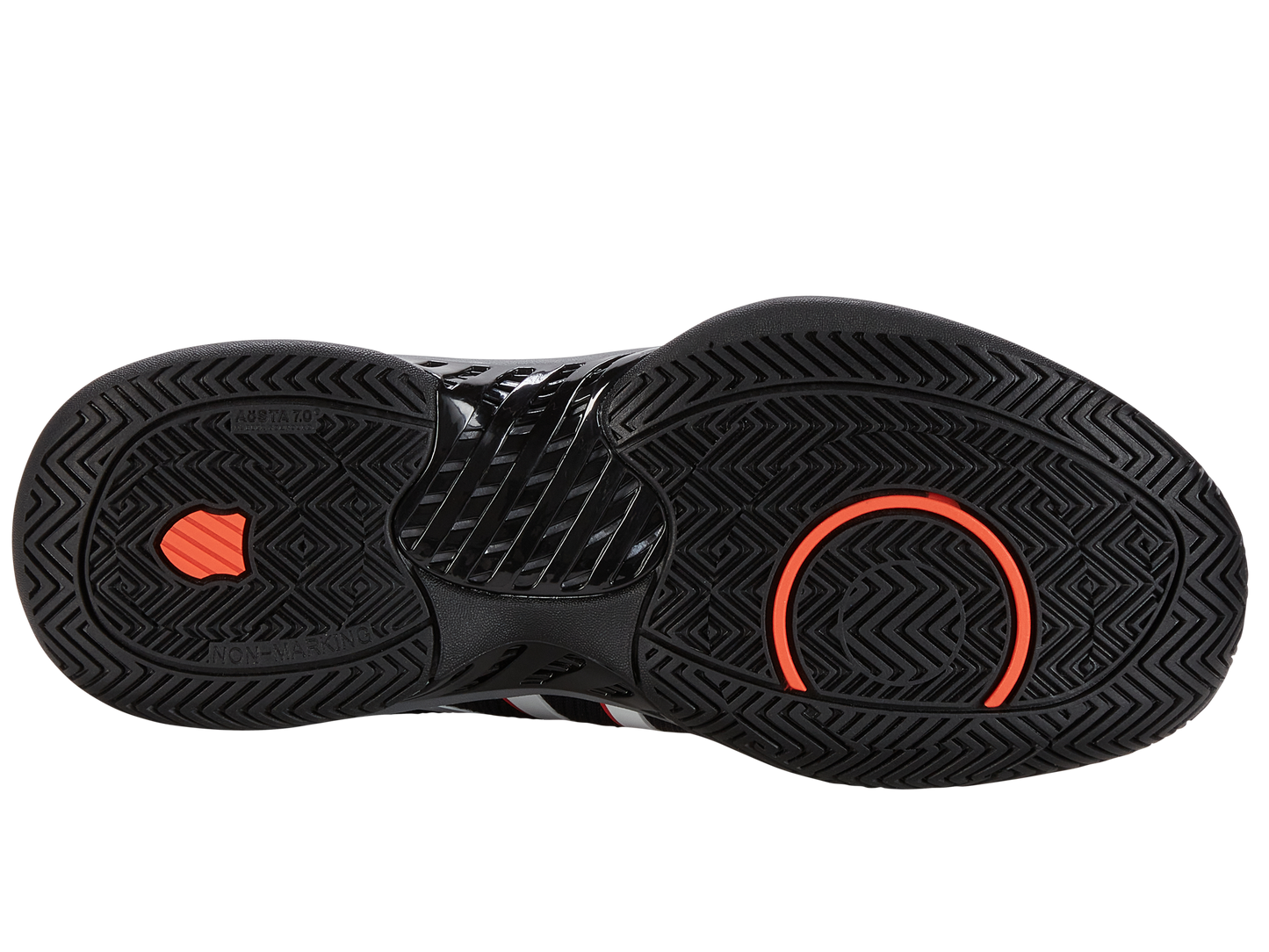 07916-073-M | PICKLEBALL SUPREME | JET BLACK/STEEL GRAY/SPICY ORANGE