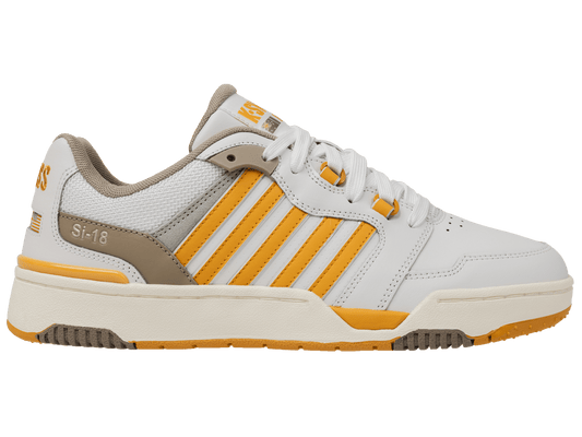 08531 - 124 - M | SI - 18 RIVAL | WHITE/TAUPE/JURASSIC GOLD/SNOW WHITE - K - Swiss US - FOOTWEAR