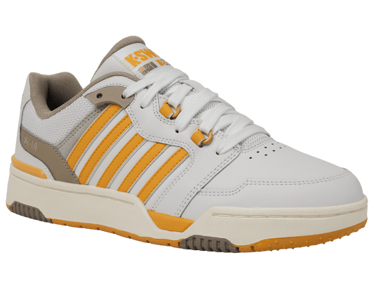 08531 - 124 - M | SI - 18 RIVAL | WHITE/TAUPE/JURASSIC GOLD/SNOW WHITE - K - Swiss US - FOOTWEAR
