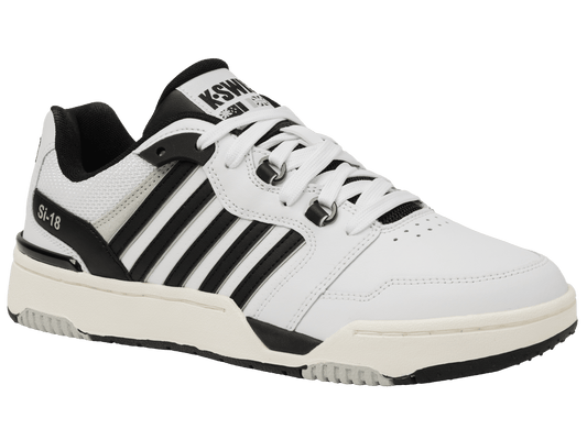 08531 - 144 - M | SI - 18 RIVAL | WHITE/GRAY/BLACK - K - Swiss US - FOOTWEAR