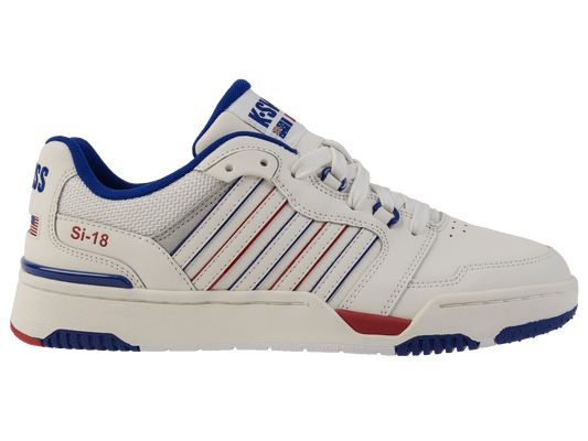 08531 - 172 - M | SI - 18 RIVAL | SNOW WHITE/NAVY/RED - K - Swiss US - FOOTWEAR