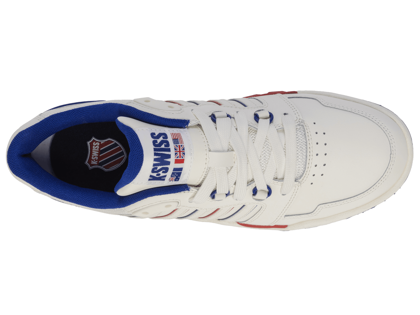 08531 - 172 - M | SI - 18 RIVAL | SNOW WHITE/NAVY/RED - K - Swiss US - FOOTWEAR