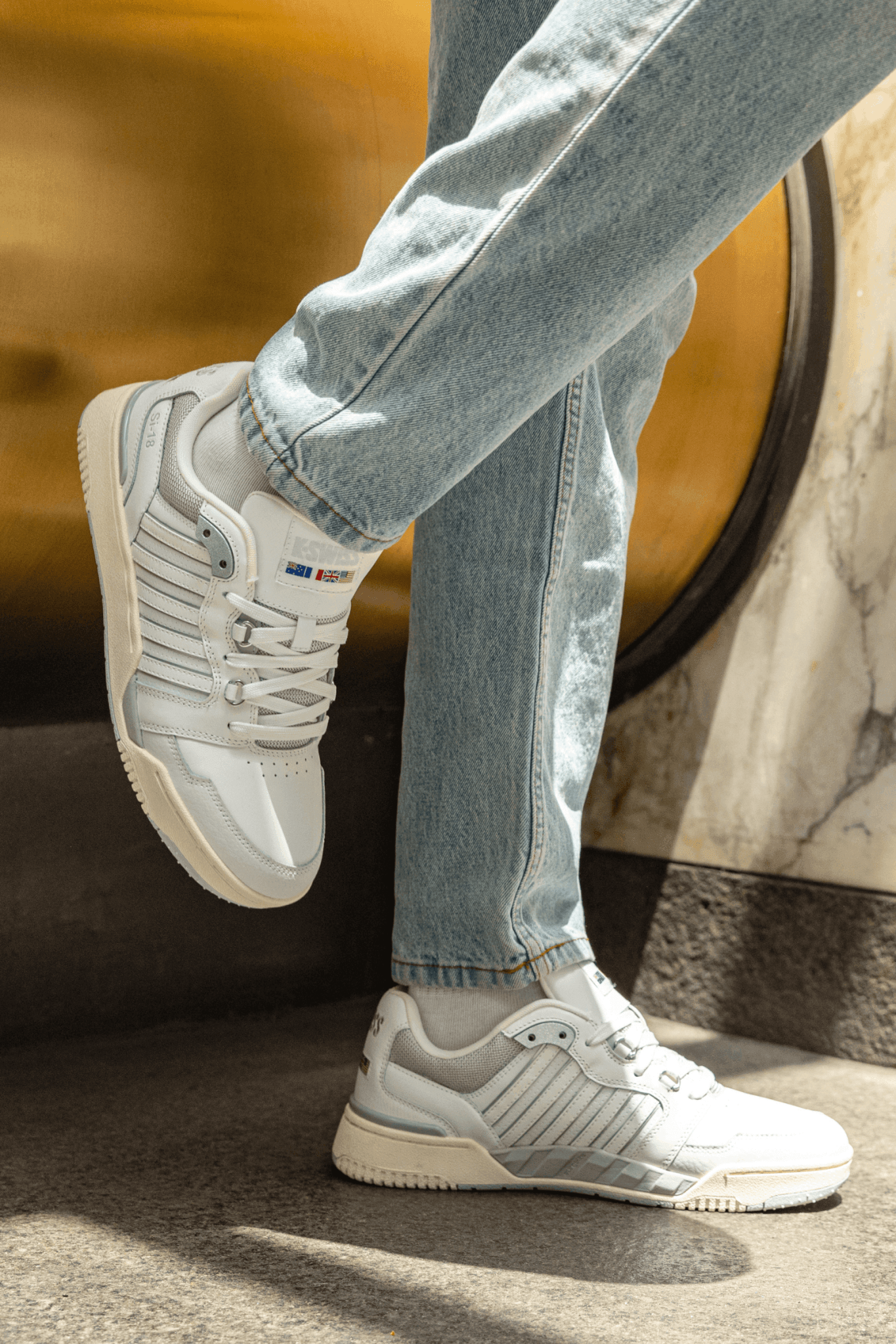 08531 - 182 - M | SI - 18 RIVAL | BLANC DE BLANC/GRAY VIOLET/ANTIQUE WHITE - K - Swiss US - FOOTWEAR