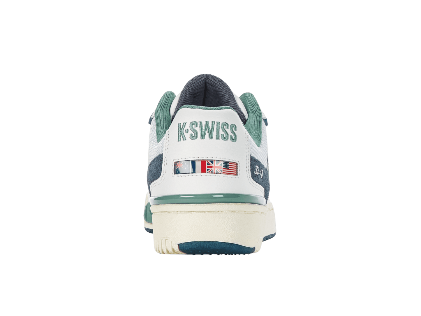 08531-197-M | SI-18 RIVAL | BRILLIANT WHITE/ASHLEIGH BLUE/BERYL GREEN - K-Swiss US - FOOTWEAR