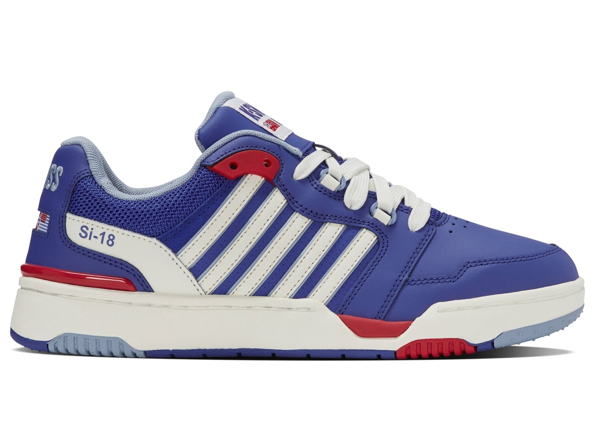 08531 - 402 - M | SI - 18 RIVAL | SURF THE WEB/MARS RED/BLUE BLIZZARD - K - Swiss US - FOOTWEAR