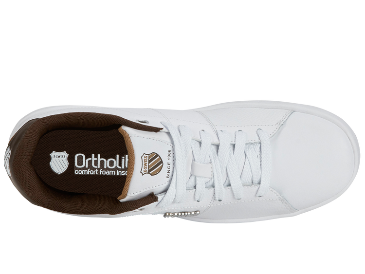 08899-919-M | COURT CAMEO II | WHITE/TOASTED COCONUT/CHOCOLATE BROWN