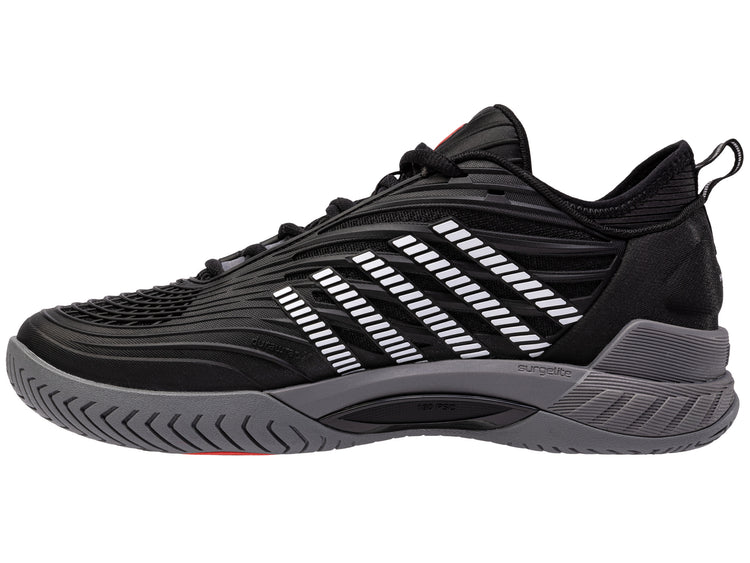 09071-038-M | HYPERCOURT SUPREME 2 | BLACK/STEEL GRAY/FIREY RED