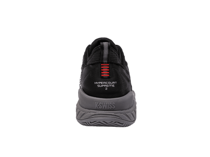 09071 - 038 - M | HYPERCOURT SUPREME 2 | BLACK/STEEL GRAY/FIREY RED - K - Swiss US - FOOTWEAR