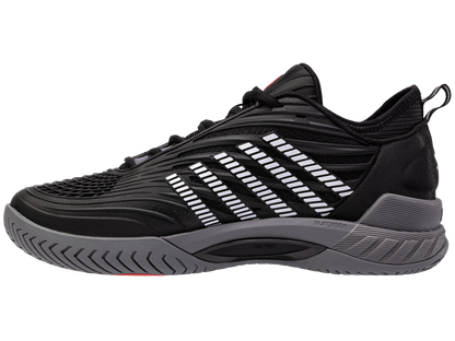 09071-038-M | HYPERCOURT SUPREME 2 | BLACK/STEEL GRAY/FIREY RED