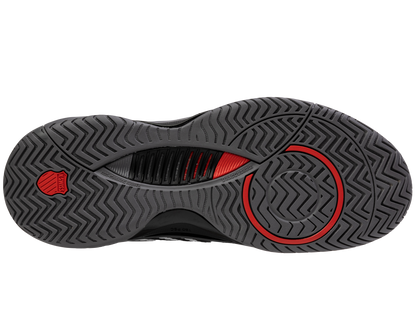 09071-038-M | HYPERCOURT SUPREME 2 | BLACK/STEEL GRAY/FIREY RED
