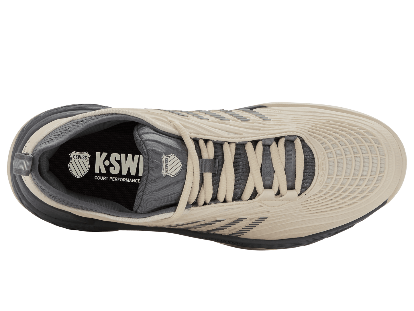 09071 - 080 - M | HYPERCOURT SUPREME 2 | WHITECAP GRAY/TURBULENCE/EGRET - K - Swiss US - FOOTWEAR