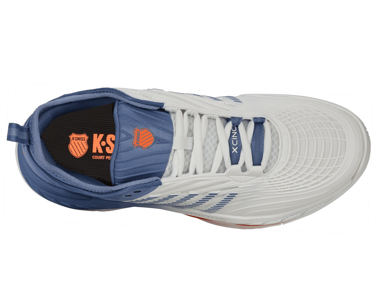09071 - 139 - M | HYPERCOURT SUPREME 2 | LUCENT WHITE/INFINITY/SCARLET IBIS - K - Swiss US - FOOTWEAR