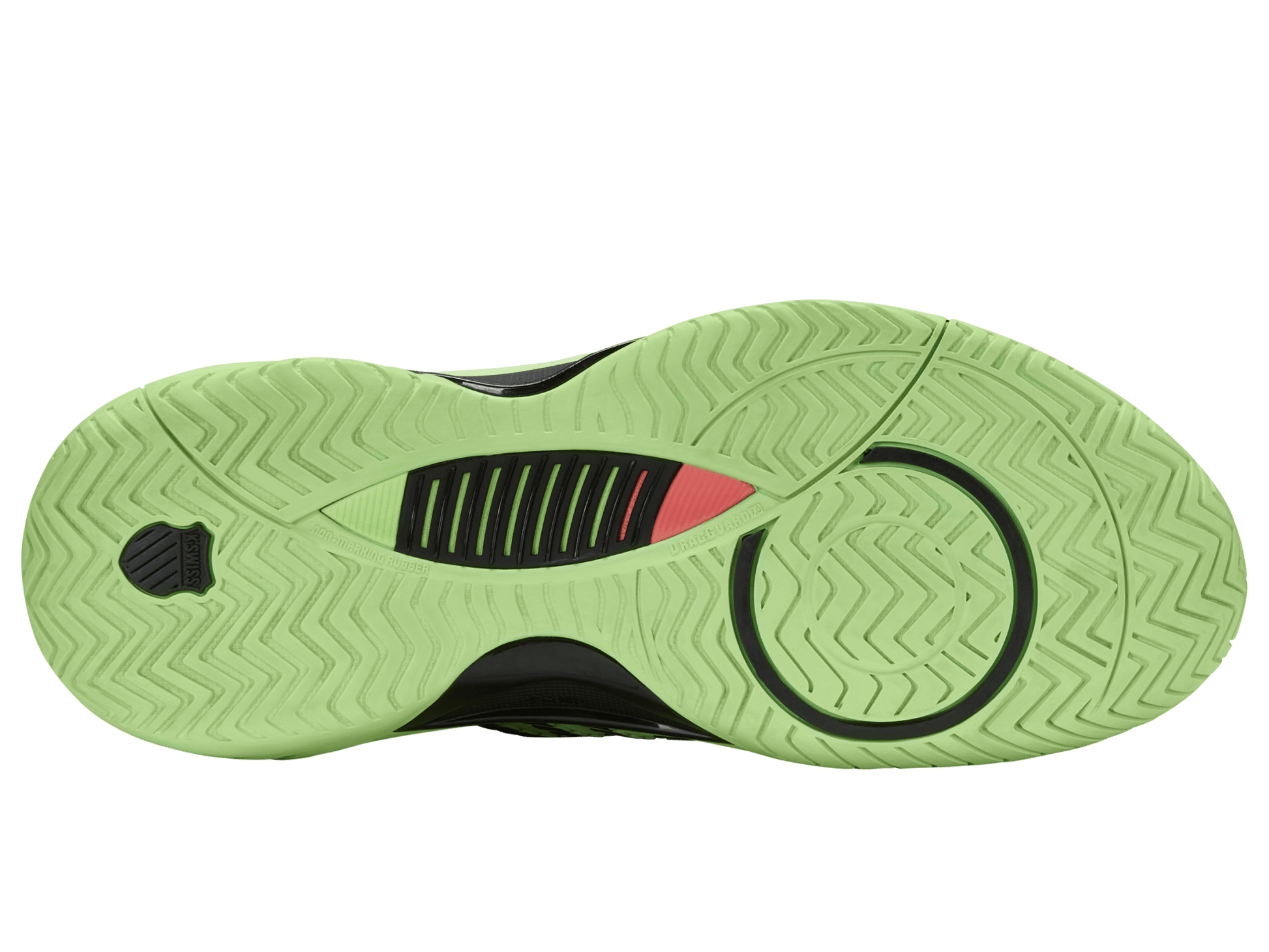 09071 - 306 - M | HYPERCOURT SUPREME 2 | SOFT NEON GREEN/BLACK/NEON LAVA - K - Swiss US - FOOTWEAR