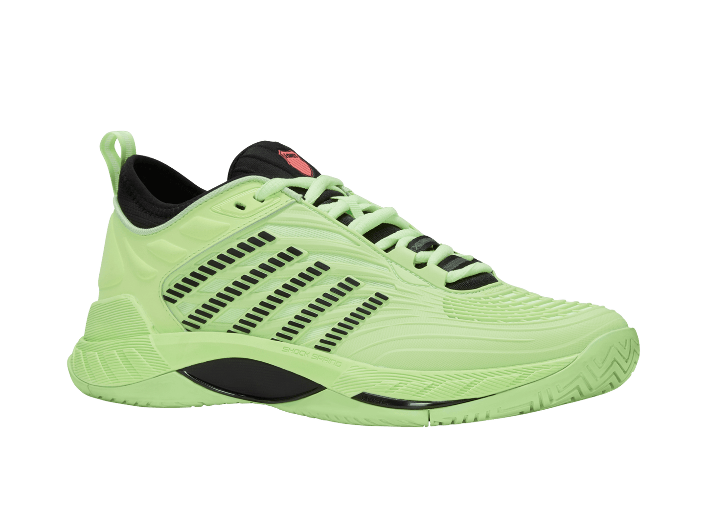 09071 - 306 - M | HYPERCOURT SUPREME 2 | SOFT NEON GREEN/BLACK/NEON LAVA - K - Swiss US - FOOTWEAR