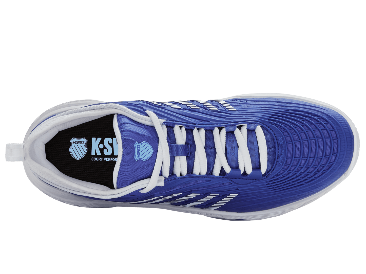09071 - 415 - M | HYPERCOURT SUPREME 2 | DAZZLING BLUE/WHITE/BALTIC SEA - K - Swiss US - FOOTWEAR