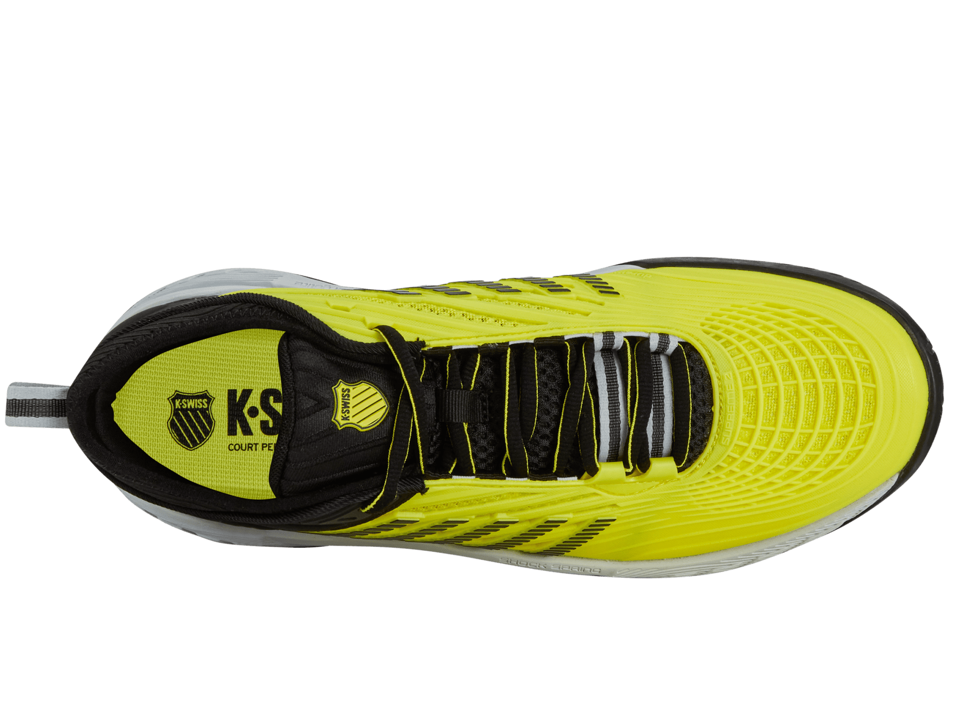 09071 - 736 - M | HYPERCOURT SUPREME 2 | TENNIS YELLOW/BLACK/MICRO CHIP - K - Swiss US - FOOTWEAR