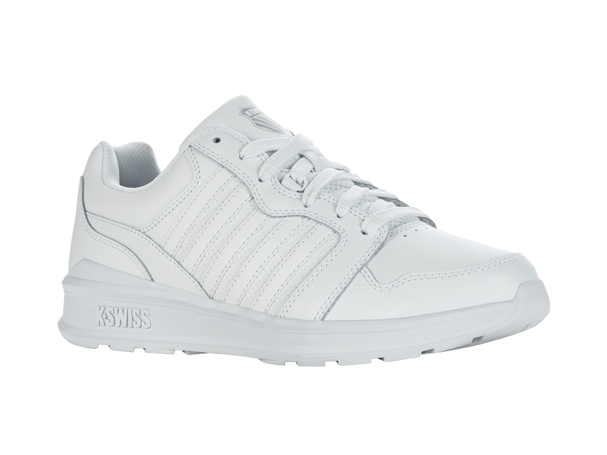 09078-998-M | RIVAL TRAINER | WHITE/WHITE/VAPOR BLUE - K-Swiss US - FOOTWEAR