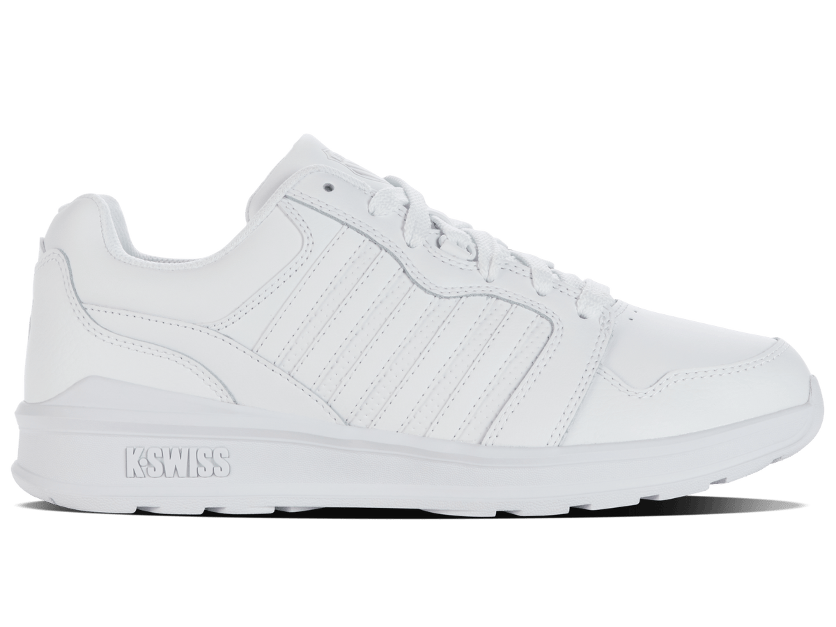 09078-998-M | RIVAL TRAINER | WHITE/WHITE/VAPOR BLUE - K-Swiss US - FOOTWEAR