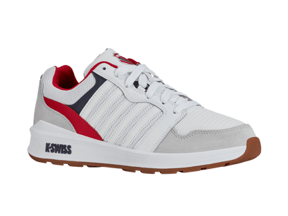 09079-162-M | RIVAL TRAINER T | WHITE/CORPORATE/GUM - K-Swiss US - FOOTWEAR