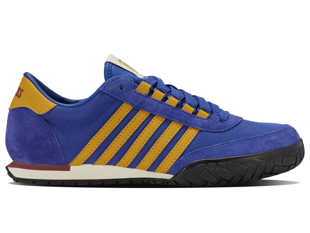 09463-482-M | VINTAGE TRAINER T | SURF THE WEB/GOLD FLAKE