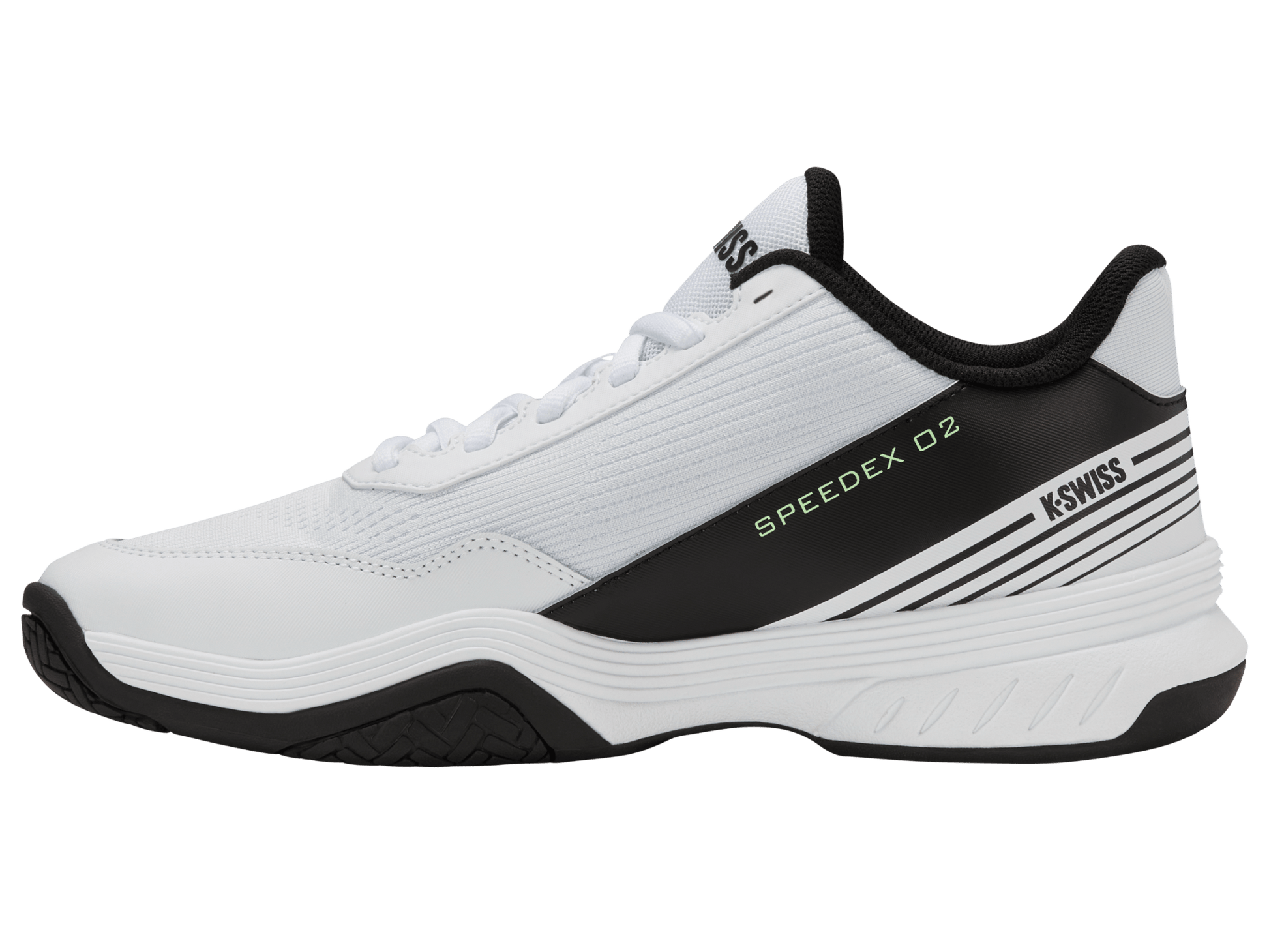09486 - 184 - M | SPEEDEX 2 | WHITE/BLACK/SOFT NEON GREEN - K - Swiss US - FOOTWEAR