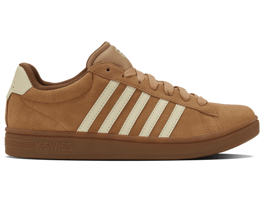 09492 - 275 - M | COURT TIEBREAK II SDE | INDIAN TAN/CRÈME BRULEE/GUM - K - Swiss US - FOOTWEAR